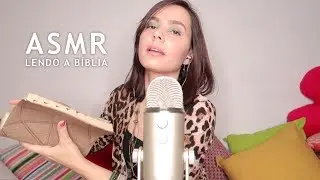 ASMR | Lendo Salmos 23 | Sons para dormir e relaxar