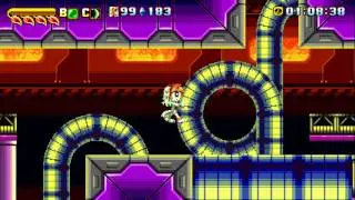 Freedom Planet - Thermal Base Milla Tool Assisted Speedrun - 1:58.16