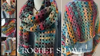 Transform Your Wardrobe: Step by Step Tutorial to Crocheting a Stunning Shawl with a Free Pattern