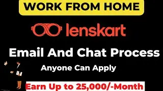 Lenskart Hiring | Work From Home Job | Email & Chat Process Online Job | Part Time