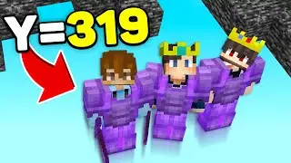 How I Teleported Players at SKY LIMIT in Survival Minecraft...