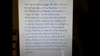 7.7 traducir al ruso el texto sobre Ana