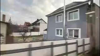 На поезде мимо  Людвигслюста.