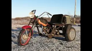 Заводим скутер веревкой