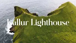 KALLUR LIGHTHOUSE | Faroe Islands by Drone in 4K - DJI Mavic Air 2