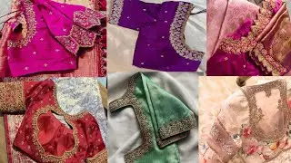 Sankranthi special aari work blouse designs 2025