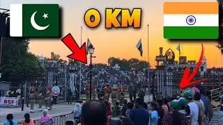 India Pakistan Border Par Maja Aa Gaya 🇮🇳🇵🇰 ZERO LINE || Wagah Border Parade 2022