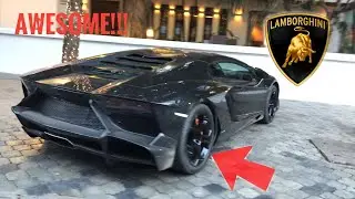 I met this LAMBORGHINI AVENTADOR in Phnom Penh
