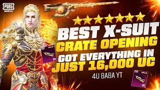 BEST X SUIT CRATE OPENING 16K UC 😳🔥❤️