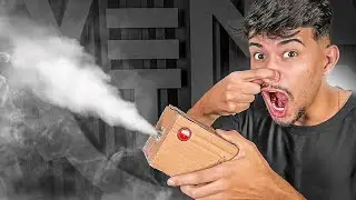 COMO FAZER UMA MÁQUINA DE FUMAÇA DE PAPELÃO