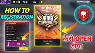 HOW TO OPEN FFIC 2021 FALL | HOW TO RAJISTRATION FFIC FALL 2021 | HOW TO PLAY FREE FIRE CHAMPIONSHIP