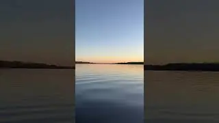 Закат на горизонте 😍 #travel #2024 #fishing #коломна #nature #рыбалка