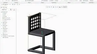 Chair making using co-ordination system in creo ptc