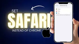 How to set Safari as Default Browser instead of Google Chrome on iPhone