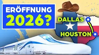 Das ist der Plan für die 30 Mrd. € Hochgeschwindigkeits-Zugstrecke Dallas-Houston