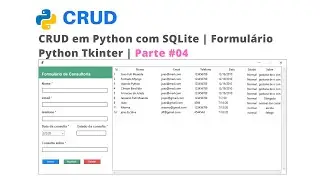Como criar Formulário em Python | CRUD em Python com SQLite | parte #04