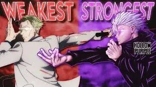 Jujutsu Kaisen Ranking All Cursed Techniques & Abilities Weakest to Strongest