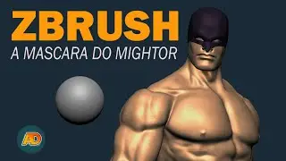 Tutorial Brushes de Mascara no ZBrush #escultura digital #esculpindo no Zbrush