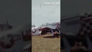 P-51s in color 78th Fighter Group at RAF Duxford #ww2 #wwii #aviation #airplanes #history #shorts