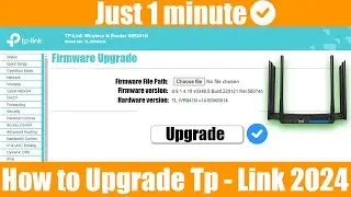 How to Upgrade Tp Link Router | WiFi Router Upgrade