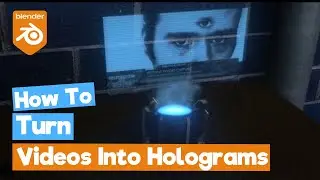 Blender Compositing VFX Tutorial : How to turn Videos into a Hologram