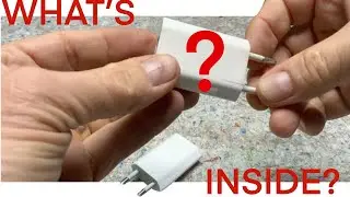 How to open an iPhone charger without destroying it.