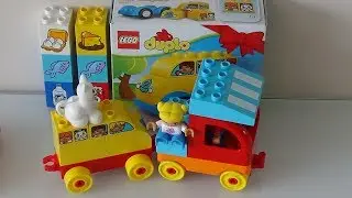 Играем в ЛЕГО  автобус и грузовичок