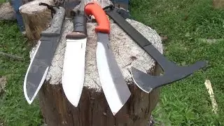 New Condor Blades Hacking Sh*T Up (Tomahawk Axe, Eco Parang, Moon Knives)