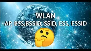 LAN Inalámbrica | WLAN, AP, BSS, BSSID, SSID, ESS, ESSID