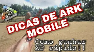 Como Ganhar muito XP e Subir de Nível Rápido no ARK Mobile - Dicas de ARK MOBILE