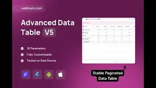 FlutterFlow Data Table Widget 🚀 Stable Pagination + Row Selection 🌟 