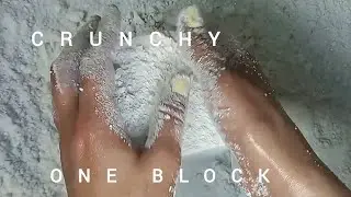 123quick vid◻ONE FRESH CHALK BLOCK CRUSHING ◻PLAIN CHALK CRUNCHY SOUND ◻🤌🏻CRUNCHY CHALK