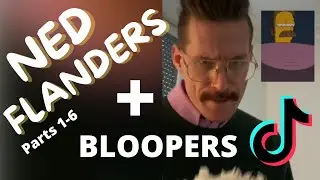 Best of Ned Flanders Cosplay Parody - TikTok Compilation Parts 1-6 with BLOOPERS