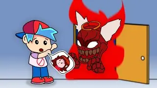 Anime Chibi FNF vs. Door  | Friday Night Funkin' | Animation | Tricky and Boyfriend