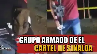 Hombres del CDS hacen gala de su poder instalando un reten carretero en cosala; Sinaloa