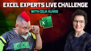 Excel Expert Live Challenge | Celia Alves & The Cupcake Challenge