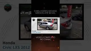 Os 5 Melhores Carros até 60 Mil Reais: Escolhas Acessíveis e Confiáveis