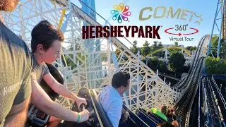 Hersheypark 360 - The Comet Rollercoaster 🎢 [8K 360 VR]