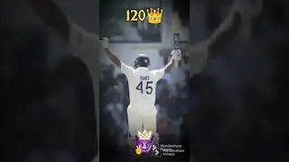 Rohit Sharma's Century vs Aus Test and scores 120 runs. Status