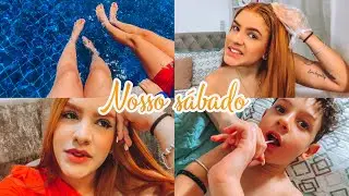 NOSSO SÁBADO | PISCINA, RETOQUE DE RAIZ E MAIS…