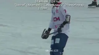 ХОККЕЙ С МЯЧОМ ВЫСШАЯ ЛИГА  ВОСТОК СИБСЕЛЬМАШ-2 14 января 2024