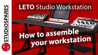 Leto Studio Desk Workstation - Assembly Instructions