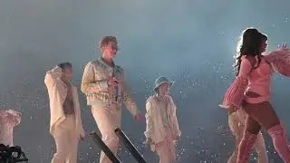 BTS Permission To Dance On Stage LA Day 2 BUTTER Megan Thee Stallion Front Row Barricade FANCAM