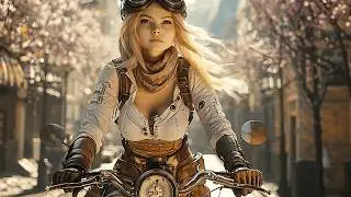 A Spring Day in the Steampunk City - AI film / short movie