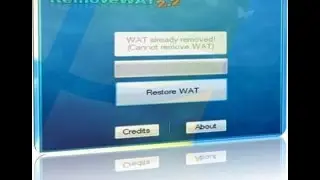 Активация Windows 7 - RemoveWAT