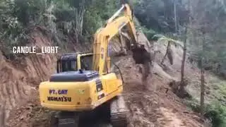Membelah Hutan Membuat Akses Jalan #shorts