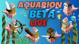 AQUARION REWORK Beta LIVE 🧜 Let's play some games!!!