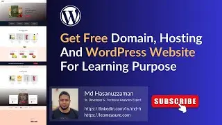 How to make free WordPress website for Practice 2024 | Lifetime free Domain & Hosting