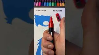 Drawing Huggy Wuggy😱Cartoon style