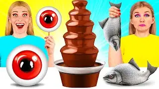 Шоколадный Фонтан Челлендж | Фантастические Лайфхаки с Едой c PaRaRa Challenge